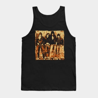 Classic Retro Ramone Graphic Picture Tank Top